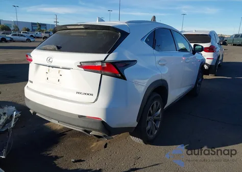 2017 Lexus Nx 200T F Sport z USA, uszkodzony, nr VIN JTJYARBZ2H2064215